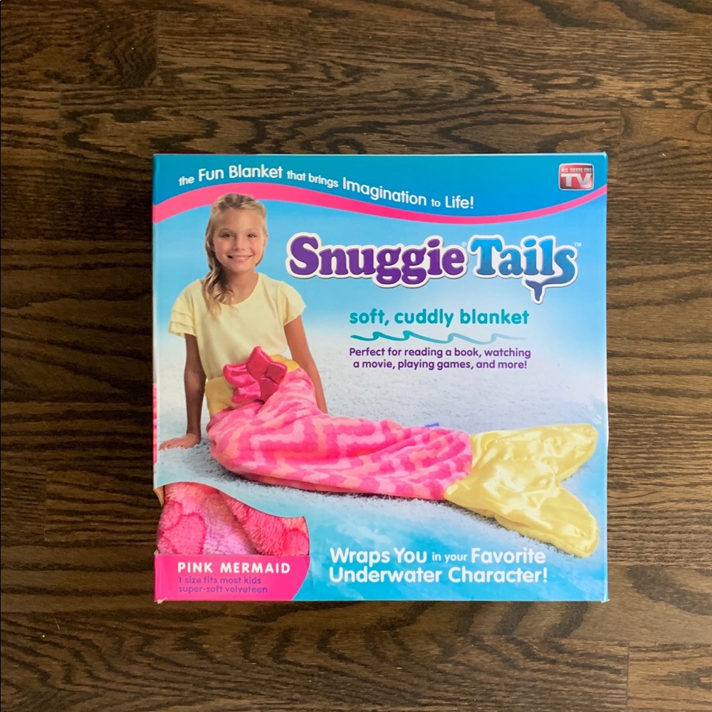 Pink Mermaid Snuggie Tail NWT